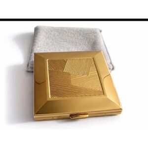 Vintage Germaine Monteil Gold-Tone Compact